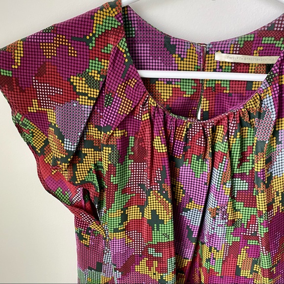 Twelfth Street by Cynthia Vincent Silk Top size Small - Picture 3 of 5
